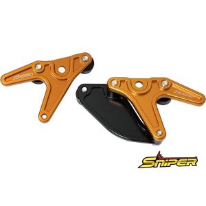 SNIPER スナイパー レーシングスタンドフック スプロケットガード付 タイプC カラー：ゴールド...