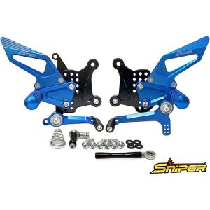 SNIPER スナイパー バックステップ カラー：ブルー ZX-4RR ZX-4R SE ZX-25...