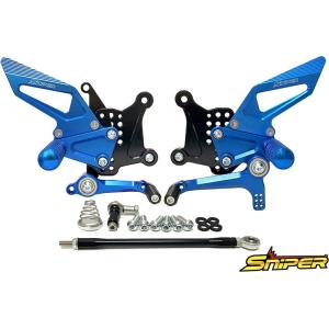 SNIPER スナイパー ストリート用バックステップ カラー：ブルー NINJA ZX-25R ZX...