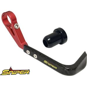 SNIPER スナイパー ブレーキレバーガード カラー：レッド KAWASAKI カワサキ ハンドガ...