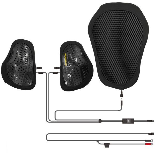KOMINE コミネ EK-307 12Vヒーティングインナーチェスト＆バックパッド その他上半身プ...