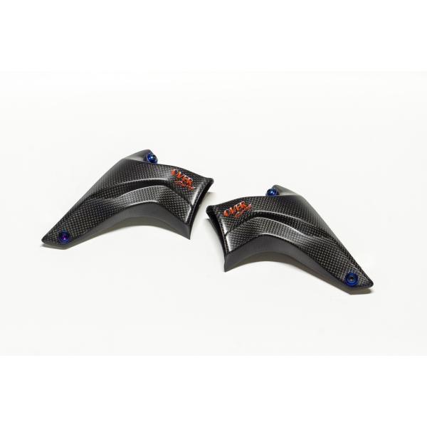 OVER オーヴァー Carbon フロントキャリパーダクト 艶：無し ZX-25R SE KAWA...
