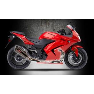 ninja250 ex250l ttsレーシングマフラー ツルノテクニカルサービス NINJA250 NINJA250R デュアル