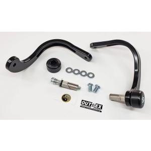 OUTEX アウテックス 振動吸収レバーガード カラー：ブラックアルマイト / タイプ：削り出しワン...