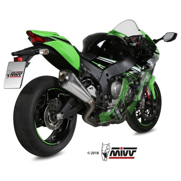 MIVV ミヴ DELTA RACE フルエキゾーストマフラー 1000 ZX-10 R KAWAS...