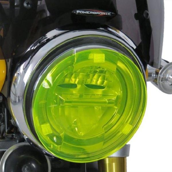 ODAX オダックス POWER BRONZE ヘッドライトレンズシールド カラー：イエロー モンキ...