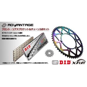 ADVANTAGE アドバンテージ XAM＆DID ドライブチェーン＆前後スプロケットキット(タフラ...