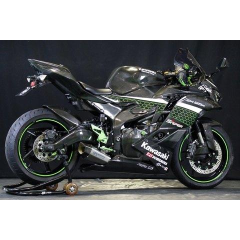 A-TECH エーテック ストリート用シートカウルSPL小物入フタ タイプ：平織ドライカーボン(CD...