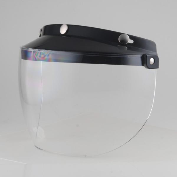 DIN MARKET ディンマーケット RT-1N SHIELD カラー：ブラック／クリア ヘルメッ...