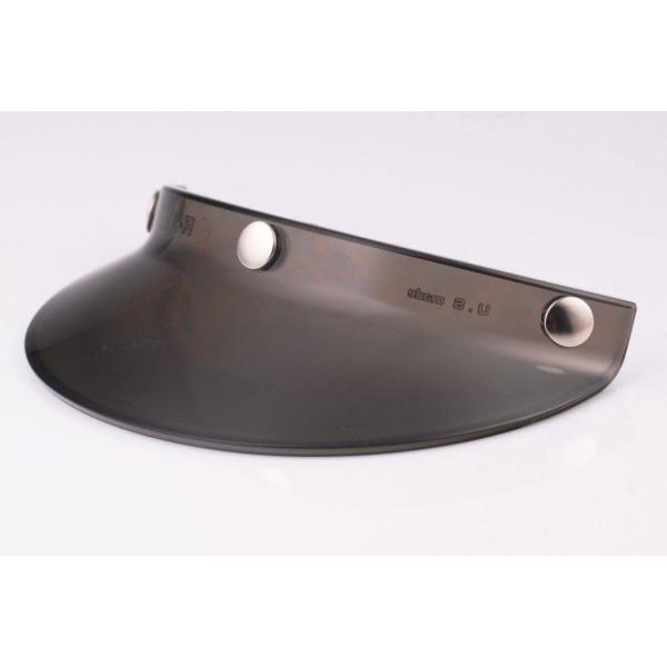 DIN MARKET ディンマーケット FLAT VISOR カラー：スモーク ヘルメットバイザー ...
