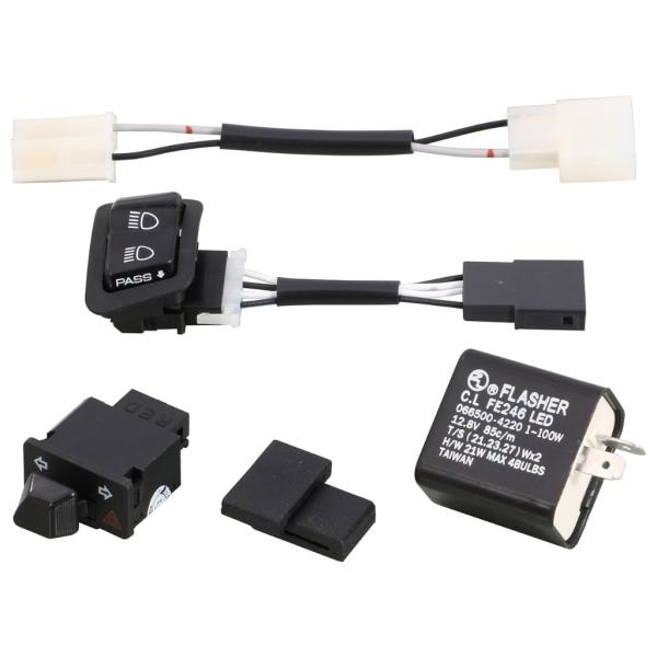 KITACO キタコ スイッチセット(ハザード＆パッシング) スーパーカブ50 スーパーカブ110 ...