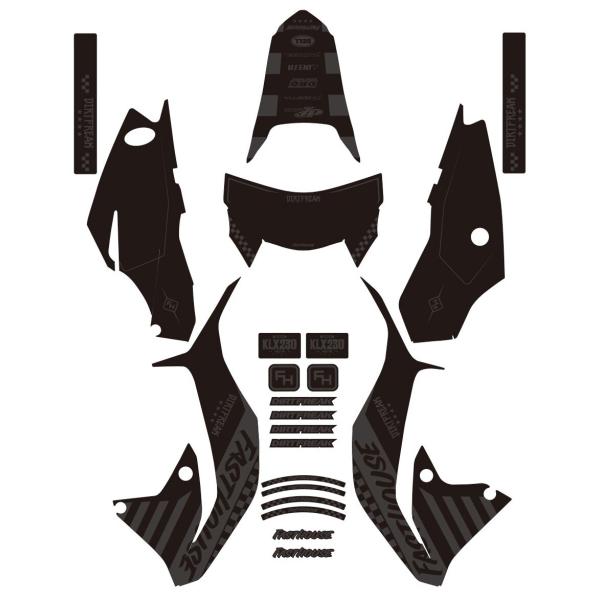 FACTORY EFFEX ファクトリーFX FAST HOUSE グラフィックデカールキット KL...