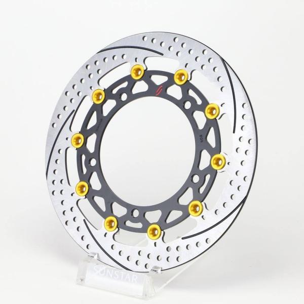 SUNSTAR サンスター プレミアムレーシング “ホール＆スリットタイプ” フロントディスクロータ...