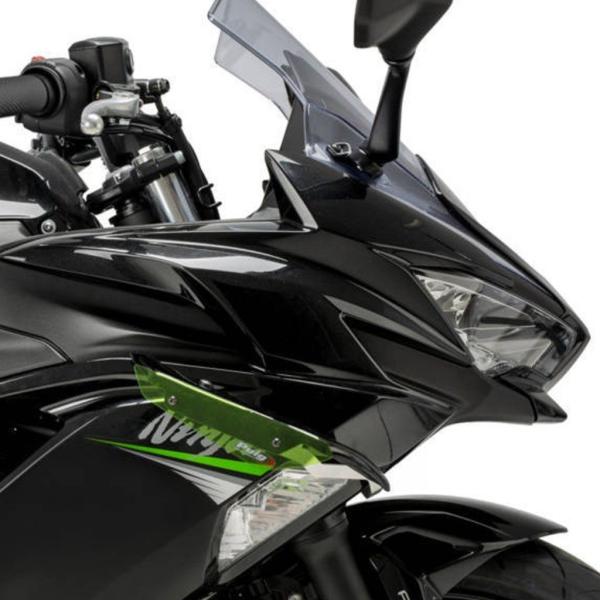 Puig プーチ サイドダウンフォーススポイラー カラー：グリーン NINJA 650 KAWASA...