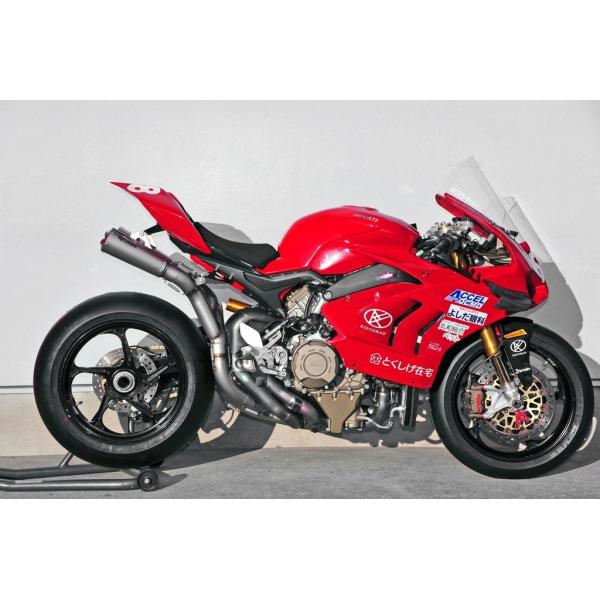 de LIGHT ディライト レーシングアップタイプマフラー PANIGALE V4 S DUCAT...