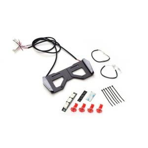 アクティブ LEDウインカー (ライセンスホルダー付) スモークレンズ ACTIVE アクティブ LEDウィンカーライセンスホルダー 汎用品