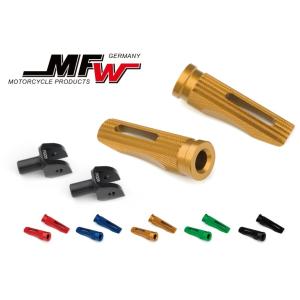 MFW エムエフダブリュー フットペグ(ステップバー) タイプ：リア / カラー：ブルー Ninja...