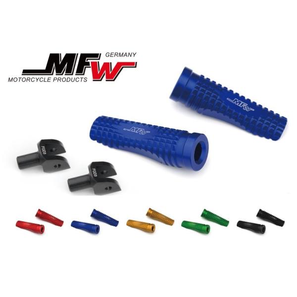 MFW エムエフダブリュー フットペグ(ステップバー) タイプ：フロント / カラー：ゴールド Ni...