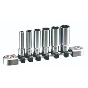 KTC Nepros ネプロス 6.3sq.ディープソケットセット ミリ（1/4ソケット） ソケット...