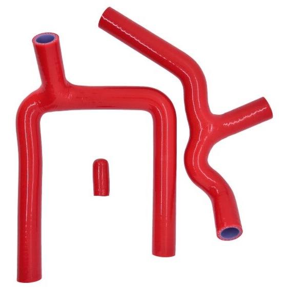 Wise Moto Sports ワイズモトスポーツ シリコンラジエターホース カラー：レッド X-...