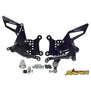 SNIPER スナイパー レース用 バックステップ カラー：ブラック ZX-4RR ZX-4R SE...