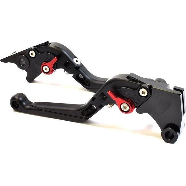 ATop エートップ アルミレバーセット 可倒式 カラー：ブラック×レッド Z250 Ninja 2...