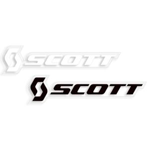 SCOTT（スコット） ステッカー ホリゾンタル サイズ：12cm ステッカー