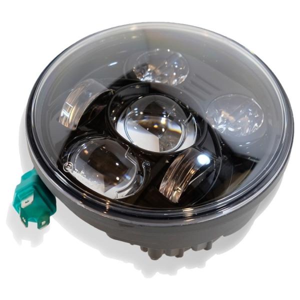 TERADA MOTORS テラダモータース 5.75インチ LEDヘッドライト カラー：ブラック ...