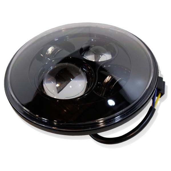 TERADA MOTORS テラダモータース 7インチ LEDヘッドライト カラー：ブラック FLS...
