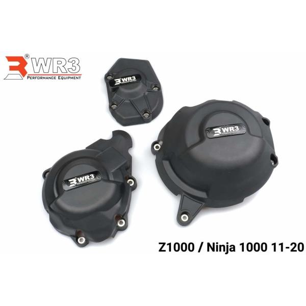 WR3 ダブルアールスリー エンジンカバーセット Z1000 (水冷) ニンジャ1000 (Z100...