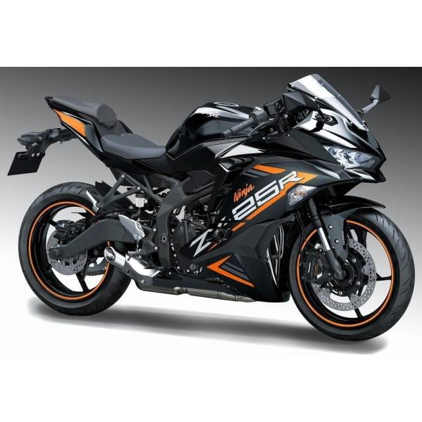 K’s-STYLE ケイズスタイル デカールキット DK3 カラー：オレンジ Ninja ZX-25...