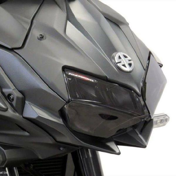 POWERBRONZE ヘッドライトレンズシールド レンズカラー：ダークスモーク Z H2 Z250...