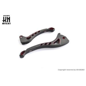 KN企画 ケイエヌキカク KNデュアルカラーレバー3 カラー：ブラック／レッド BW’S X BW’...