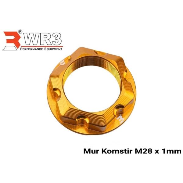 WR3 ダブルアールスリー ステムナット カラー：ゴールド ZX25R KAWASAKI カワサキ ...