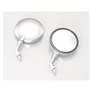 KITACO キタコ Z-IIミニミラー ショートステータイプ カラー：メッキ ミラー ハンドル