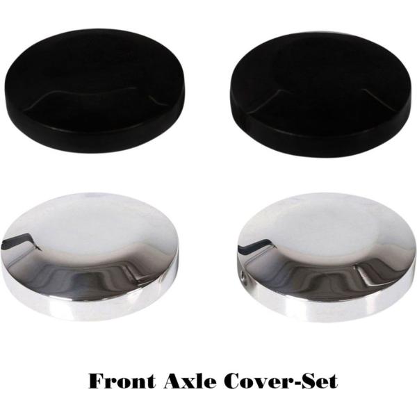 THUNDER BIKE サンダーバイク フロントアクスルカバー 仕上がり：ブラック M8ソフテイル...