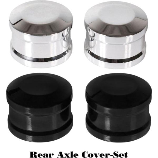 THUNDER BIKE サンダーバイク リアアクスルカバー 仕上がり：ブラック M8ソフテイル ソ...