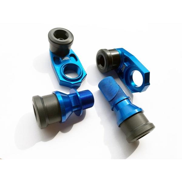 SMR エスエムアール フロント＆リアアクスル ブロック スライダーセット レーシング カラー：ブル...