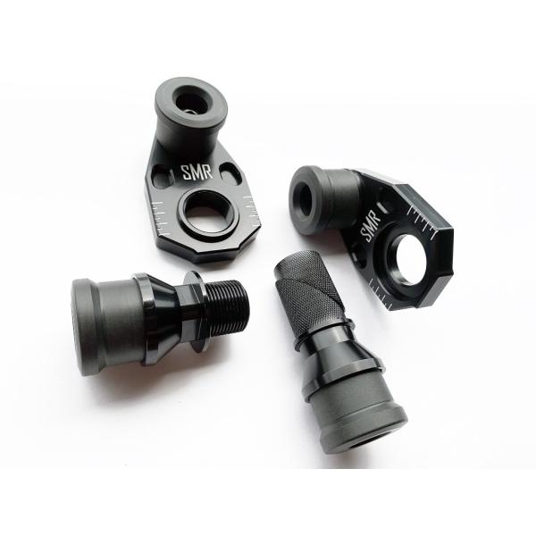 SMR エスエムアール フロント＆リアアクスル ブロック スライダーセット レーシング カラー：ゴー...