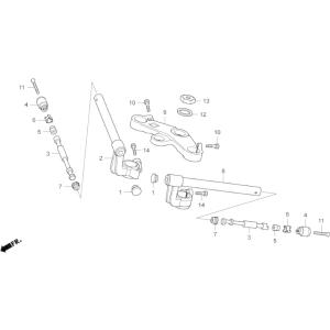 HRC HRC:エイチアールシー ハンドルパイプ タイプ：右側 NSF100