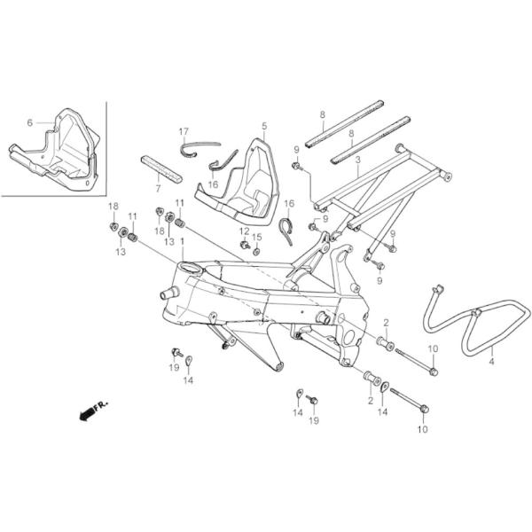 HRC エイチアールシー ロックナット RS125R HONDA ホンダ 汎用ナット 外装