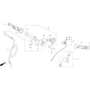 HRC エイチアールシー スロットルサブASSY RTL260F 4RT COTA HONDA ホン...