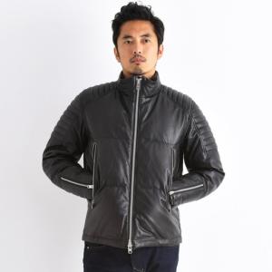 カドヤ（KADOYA） 【VOLGIN】ボルギン レザーダウンジャケット 防寒