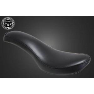 Tさん専用ビラーゴ250.ブラックシート リブパターン スタッズ付き Garage T＆F T&F ガレージ シート タイプ：スタッド付タック