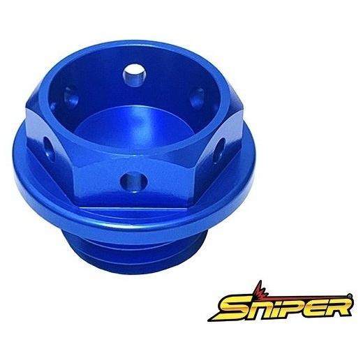 SNIPER スナイパー オイルフィラーキャップ カラー：ブルー SUZUKI スズキ YAMAHA...
