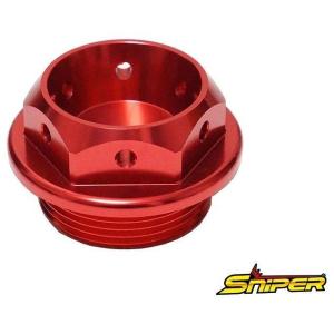 SNIPER スナイパー オイルフィラーキャップ カラー：レッド KAWASAKI カワサキ SUZ...