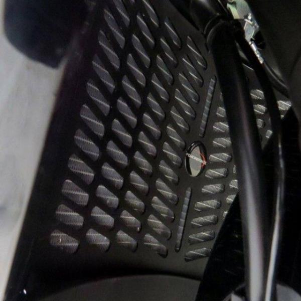 POWERBRONZE ラジエターカバー カラー：ブラック GSX1300R 隼 SUZUKI スズ...