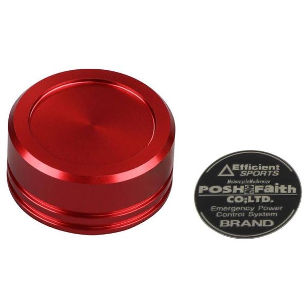 POSH Faith ポッシュ フェイス クラッチマスターシリンダーキャップ カラー：レッド ZZR...
