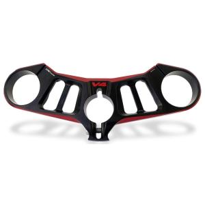 CNC Racing シーエヌシーレーシング トップブリッジ カラー：ブラック／レッド PANIGA...