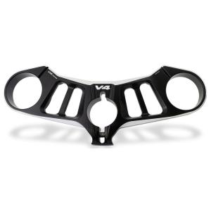 CNC Racing シーエヌシーレーシング トップブリッジ カラー：ブラック／シルバー PANIG...